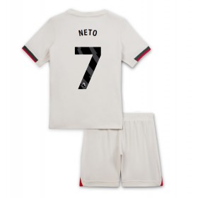 Dětské fotbalový komplet Chelsea Pedro Neto #7 Venkovní košile 2025-26 Krátkým Rukávem
